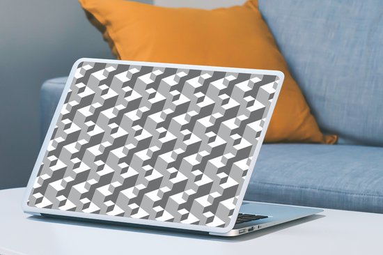 Autocollant pour ordinateur portable - 17,3 pouces - Motifs - Blocs - 3D - 40x30cm - Autocollants pour ordinateur portable - Skin pour ordinateur portable - Couverture