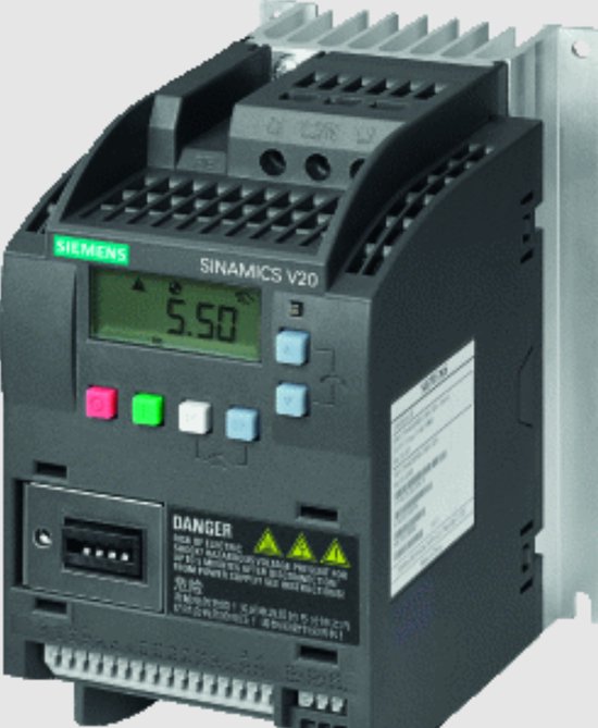Siemens - Variateur de fréquence SINAMICS V20 =< 1 kV | 6SL32105BB137BV1 - Grijs