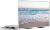 Laptop sticker - 12.3 inch - Strand - Zee - Pastel - 30x22cm - Laptopstickers - Laptop skin - Cover