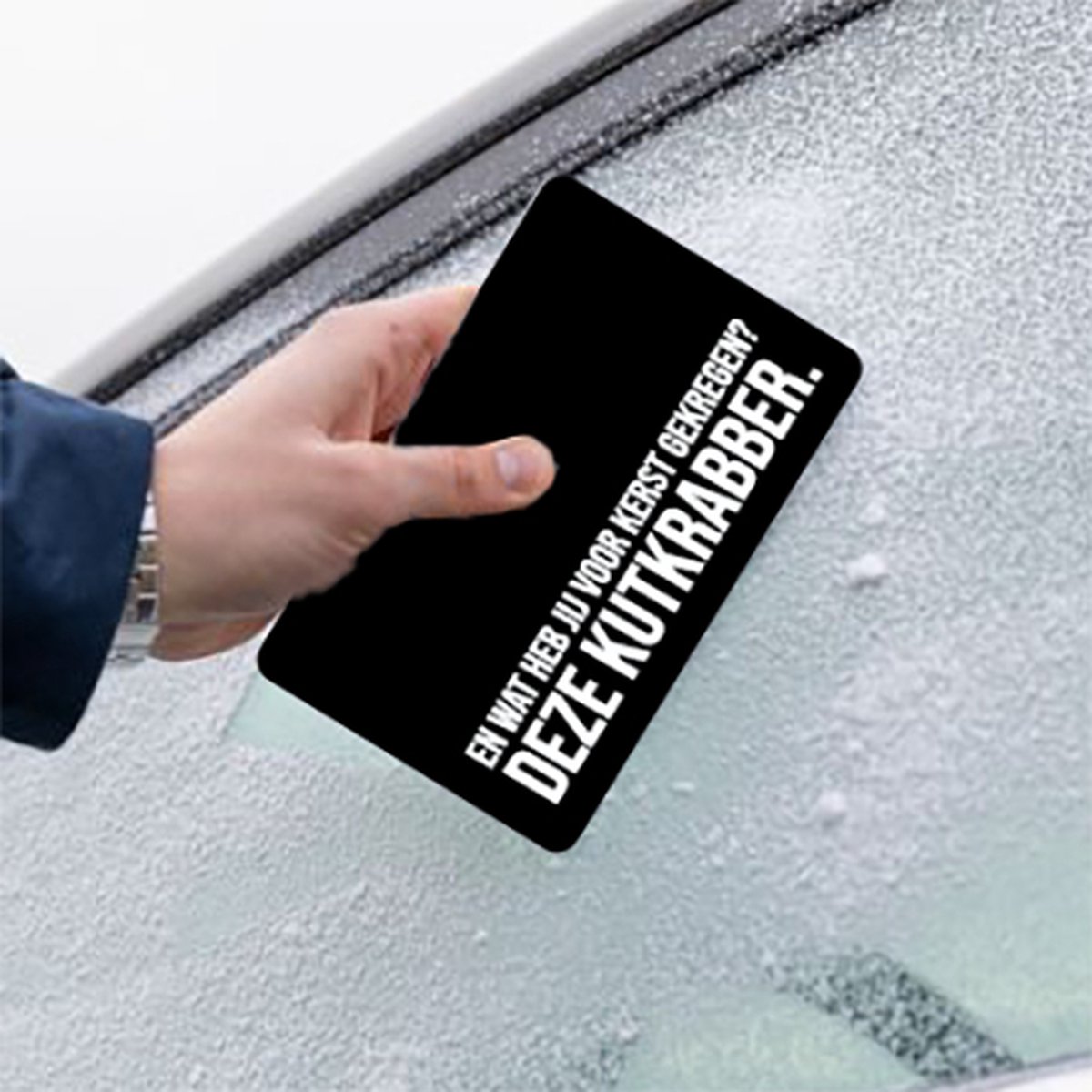 Label2X - IJskrabber kerstcadeau - IJskrabber auto