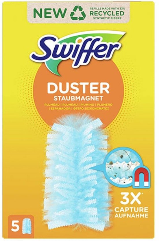 Recharges Plumeau Swiffer Duster - 5 paquets x 5 Recharges
