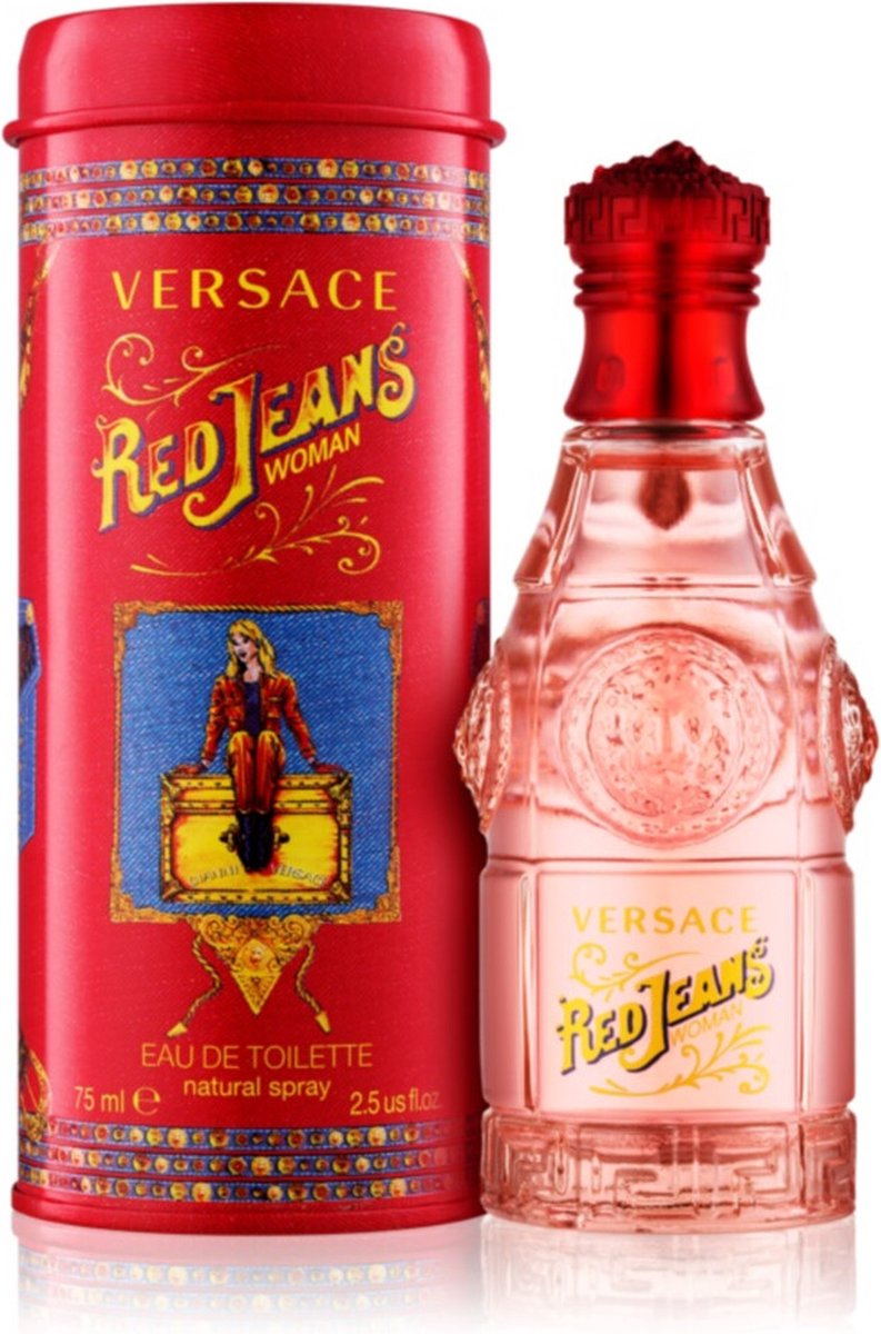 Have en picnic Badeværelse væv Versace Red Jeans - 75ml - Eau de toilette | bol.com