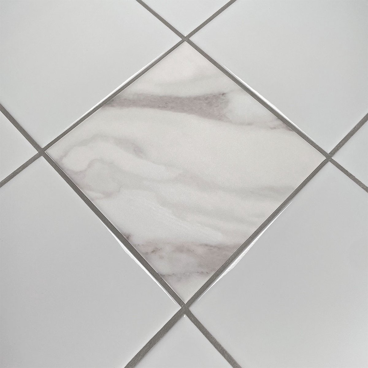 Alwayspon zelfkleven roze terrazzo tegelstickers voor badkamer, keuken, spatwand en fornuis, 10 stuks x 20