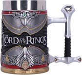 Nemesis Now - The Lord of the Rings - Aragorn - Bierpul - Zilver - 15.5cm