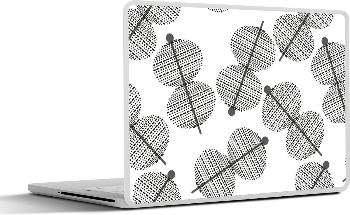 Laptop sticker - 17.3 inch - Lampion - Patronen - Lampen - 40x30cm - Laptopstickers - Laptop skin - Cover