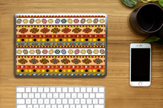 Autocollant pour ordinateur portable - 10,1 pouces - Maya - Motif - Amérique latine - 25 x 18 cm - Autocollants pour ordinateur portable - Skin pour ordinateur portable - Housse