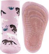 Ewers antislip sokken Paarden - Roze