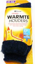 Thermosokken – Oneffen Donkerblauw – Maat 41/46 – 1 Paar – Warme Sokken – Voorkom Koude Voeten