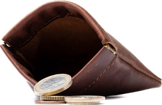Petit porte-monnaie - Clip wallet - Portefeuille homme - Squeeze wallet homme - Porte-monnaie - Marron - Sale - Petit porte-monnaie homme - Small change - Petit porte-monnaie dames - Porte-monnaie - Petit porte-monnaie - Porte-monnaie