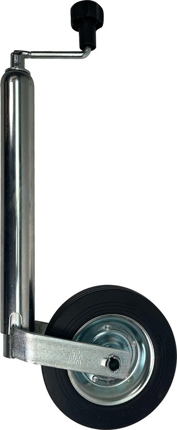 Roue jockey ronde 48 avec jante en acier