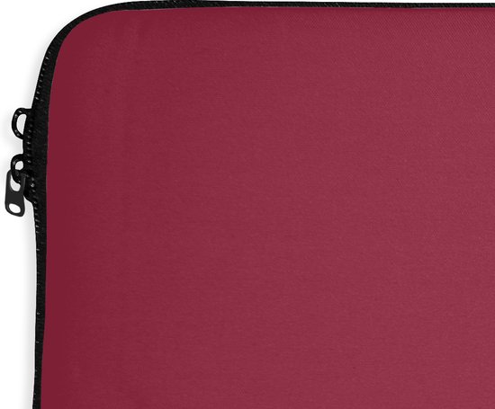 SleevesAndCases - Laptop sleeve - Bruin - Rood - Effen - Laptop case - Laptophoes - 13 Inch - Back to school spullen - Schoolspullen jongens en meisjes middelbare school - Macbook air hoes - Chromebook sleeve