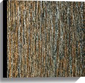 WallClassics - Canvas  - Close-up van Boom - 40x40 cm Foto op Canvas Schilderij (Wanddecoratie op Canvas)