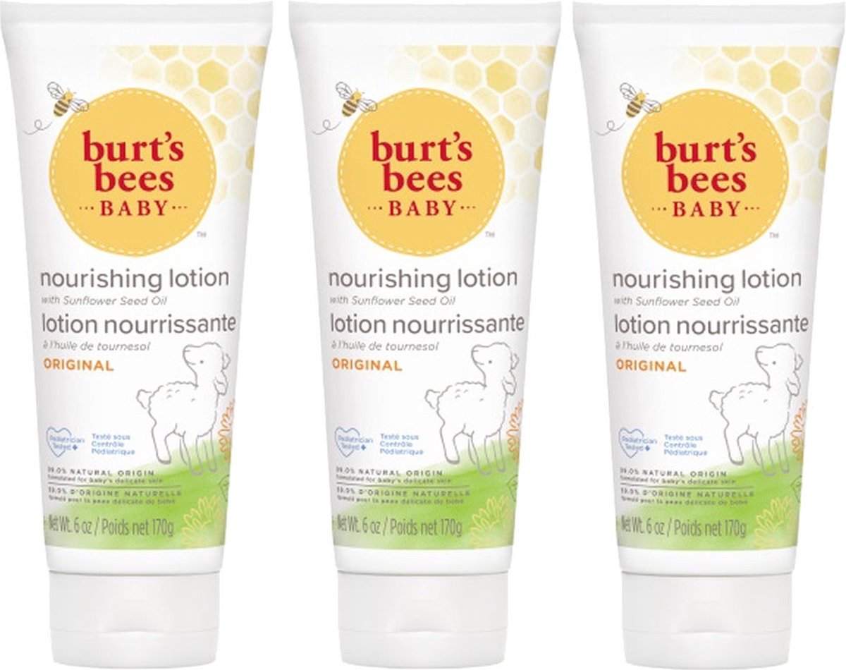 Goedkoopste BURT'S BEES - Baby Nourishing Lotion Original - 3 Pak