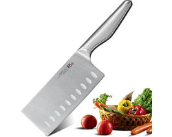 TURWHO professioneel hakmes high carbon roestvrijstalen keukenmes Duits 1.4116 staal koksmes 16,5 cm