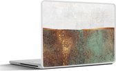 Laptop sticker - 14 inch - Abstract - Luxe - Goud - 32x5x23x5cm - Laptopstickers - Laptop skin - Cover