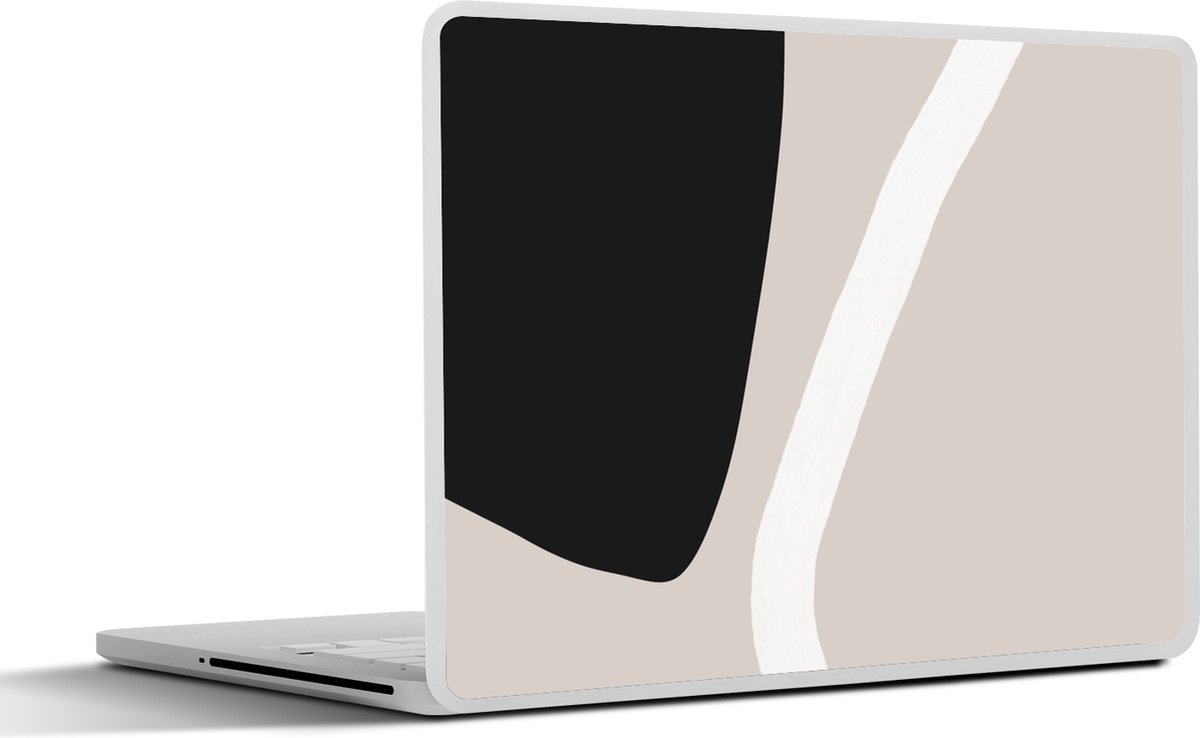 Laptop sticker - 10.1 inch - Pastel - Minimalisme - Vormen - 25x18cm - Laptopstickers - Laptop skin - Cover