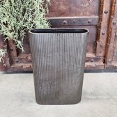 HorstDeco - Hoge vaas - 34,5 cm hoog- Style Antique - Lead Vase
