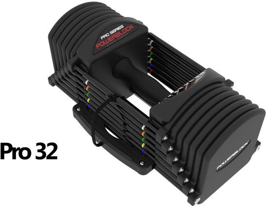 PowerBlock Pro 32 - Verstelbare Dumbbell Set - Gewichten - 2-15 kg