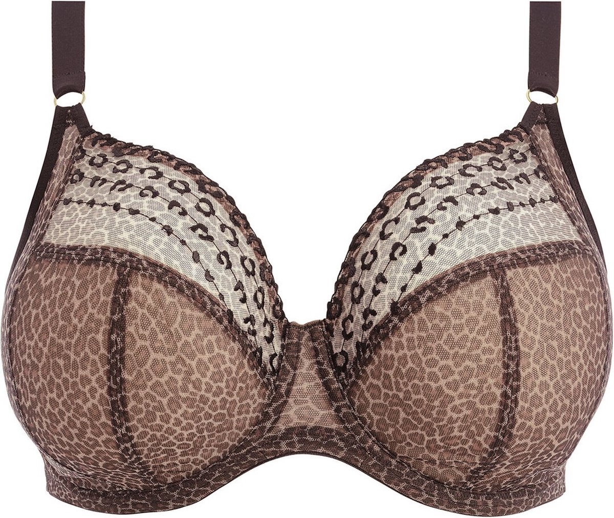 Elomi Matilda Plunge Bra Leopard EL8900 75J