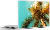Laptop sticker - 13.3 inch - Palm - Zomer - Tropisch - 31x22,5cm - Laptopstickers - Laptop skin - Cover