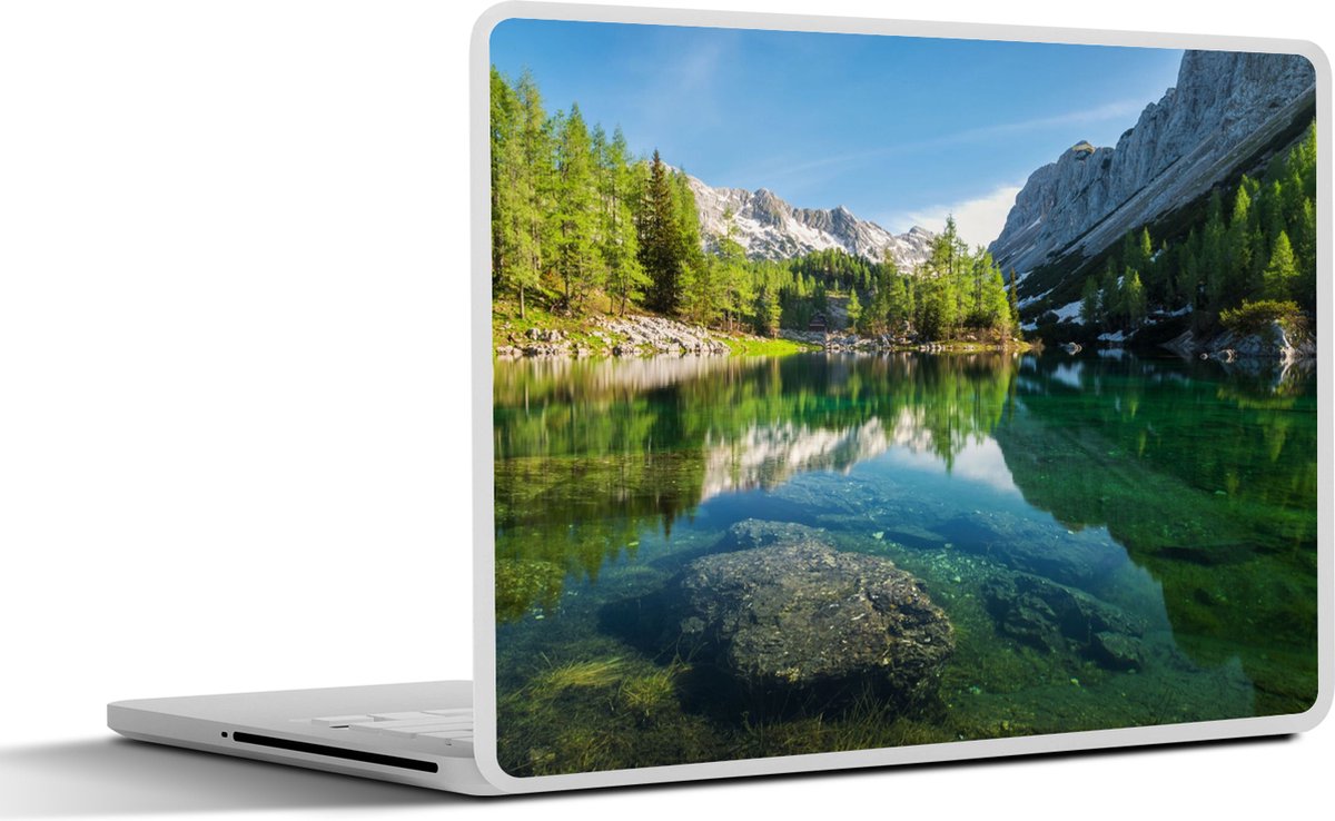 Laptop sticker - 17.3 inch - Water - Bergen - Rotsen - 40x30cm - Laptopstickers - Laptop skin - Cover