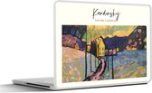Laptop sticker - 10.1 inch - Kunst - Wassily Kandinsky - Winter landscape - 25x18cm - Laptopstickers - Laptop skin - Cover