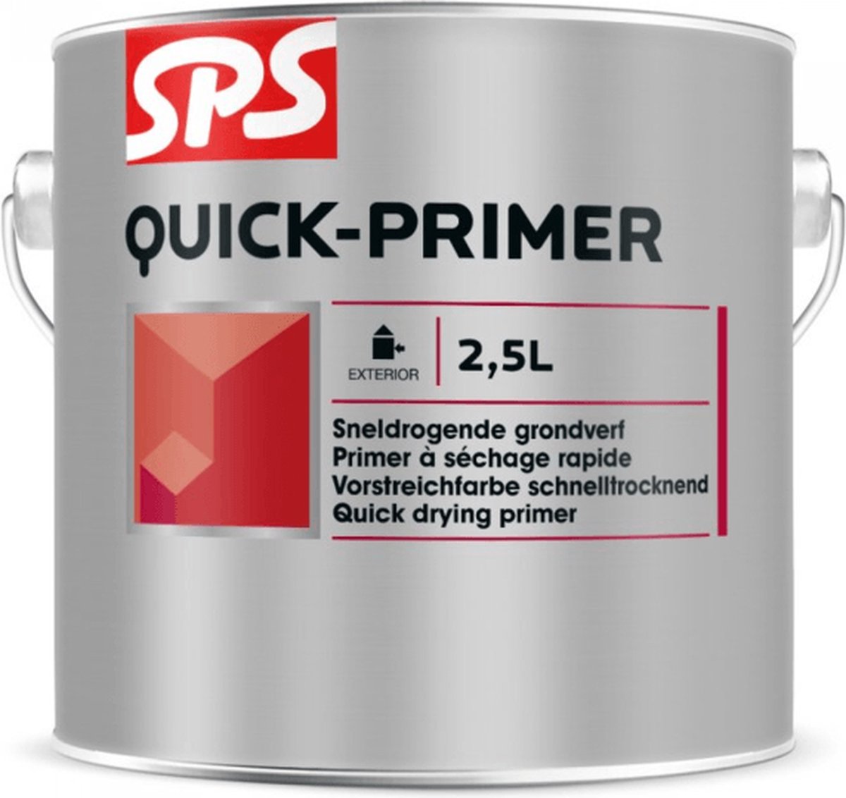 Sps Quick-primer (alkyd, snelgrond) 2,5 ltr Wit - Quick-primer