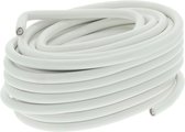 Q-link coax kabel - Ø 7 mm - 50 meter - Wit