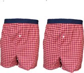 Embrator mannen Boxershorts 2-stuks geruit maat 3XL