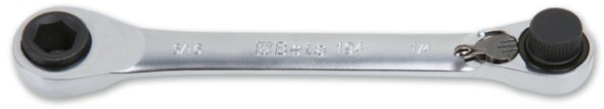 Beta Ringsleutel met Ratel 1/4" x 5/16" - Dubbelzijdig