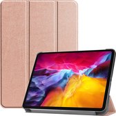 Mobigear Tablethoes geschikt voor Apple iPad Pro 11 (2022) Hoes | Mobigear Tri-Fold Bookcase - Roségoud