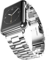 Metalen Apple Watch bandje || Apple Watch||Ijzeren band||Zilver||Schakelband||Roestvrij||Verstelbaar||Horloge||Apple Watch||38mm||40mm||41mm