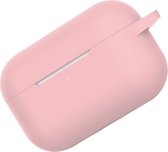 Hoes Geschikt voor AirPods Pro 2 Hoesje Cover Silicone Case Hoes - Lichtroze
