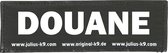 Julius-K9 label - Douane (50mm x 160mm)