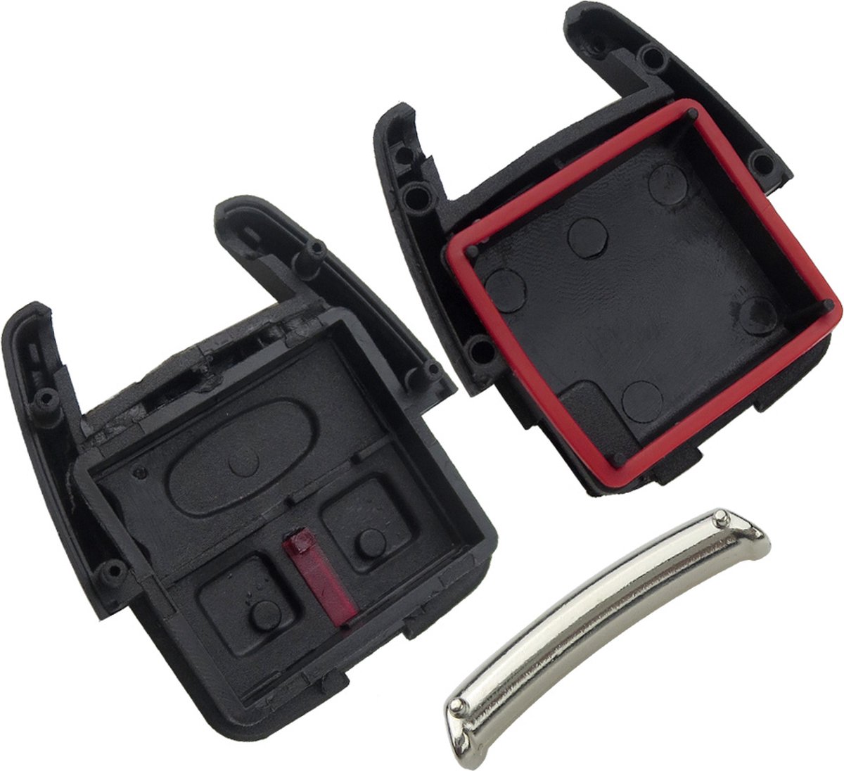 Boîtier De Clé Rabattable 3 Boutons Pour Opel Astra J Insignia B - Remplacement KIS Noir - Neuf Origine Italie