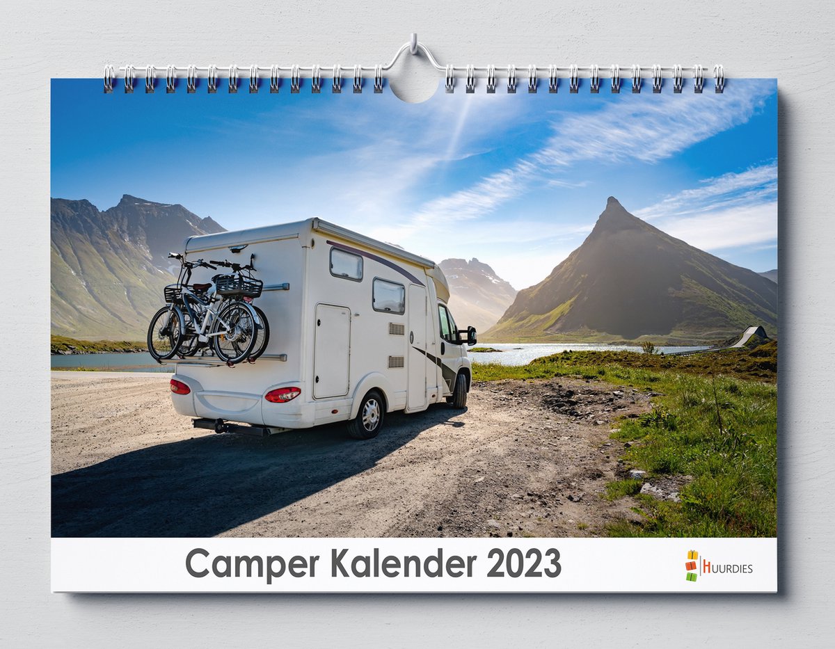 Camper kalender 2023 | 35x24 cm | jaarkalender 2023 | Wandkalender 2023