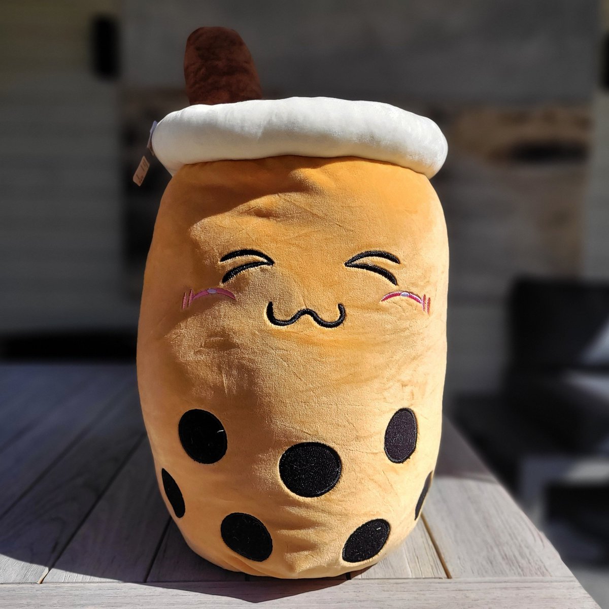 Kawaii Kussen - Kawaii Knuffel - Bubble Tea Knuffel - Bubble Tea - Boba - Cute - 50cm - Bruin