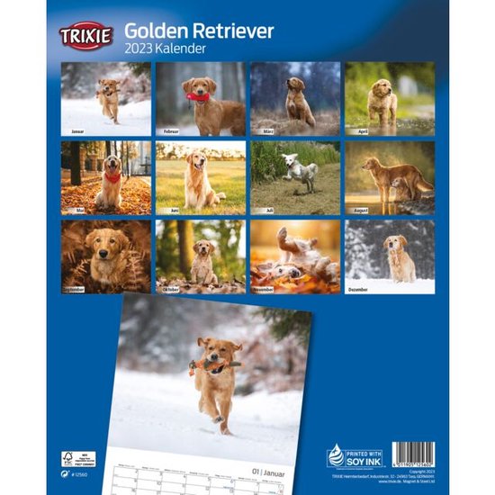 Trixie Kalender Golden Retrievers  bol