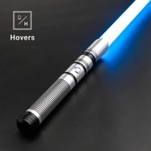 Hovers Lightsaber Premium Star Wars Lightsaber “Eclipse” - Hoge Kwaliteit Light Saber Replica - Oplaadbaar Lichtzwaard - Alle Kleuren 12 Watt (RGB) - 10 Geluidstypes - Zwart