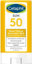 Cetaphil Sheer Mineral Sunscreen Stick for Face & Body - SPF 50 - Zonnebrand