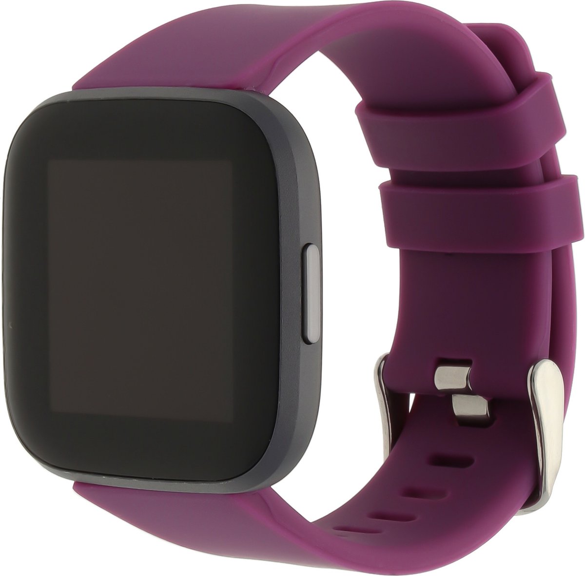 123watches sport band - donkerpaars - ML - Geschikt voor Fitbit Versa 1 & 2 / Lite