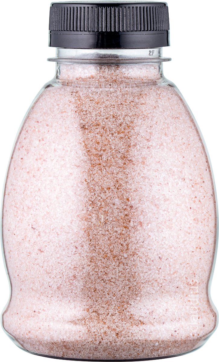 Goedkoopste Claudius Himalayazout 375 gram - fijne korrels (0,4 - 0,9 mm) - 100 natuurlijk - Fles met zwarte dop