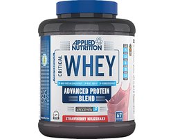 Applied Nutrition Applied Nutrition Critical Whey - Eiwitten / Proteine Shake - 2000 Gr - 66 Doseringnen - Strawberry Milkshake Smaak