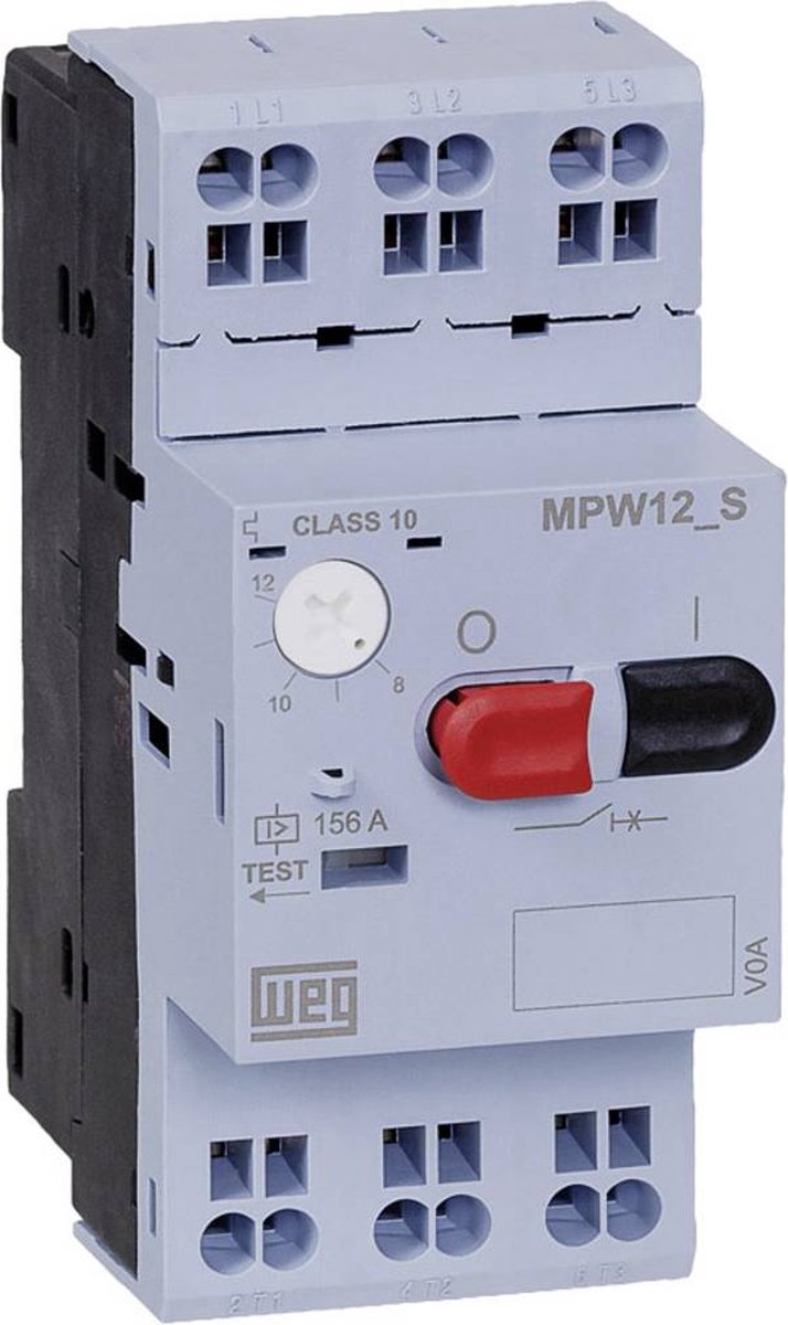 WEG MPW12-3-U004S Motorbeveiligingsschakelaar Instelbaar 4 A 1 stuk(s)