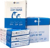 G&G multifunctioneel printerpapier/kopieerpapier A4 wit 80g - 5x500vel