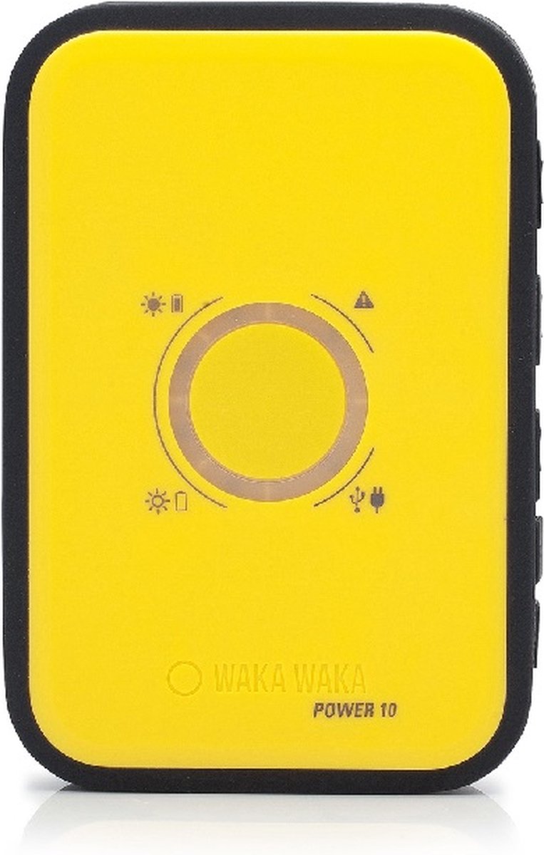 WakaWaka Power 10 Powerbank - 10000 mAh - 3 USB aansluitingen - Fast charging USB 2.1A - Inclusief solar panel charging port - Oplaadbaar met WakaWaka solar panel
