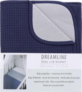 Dreamline Wiegdeken - donkerblauw - 75 x 100