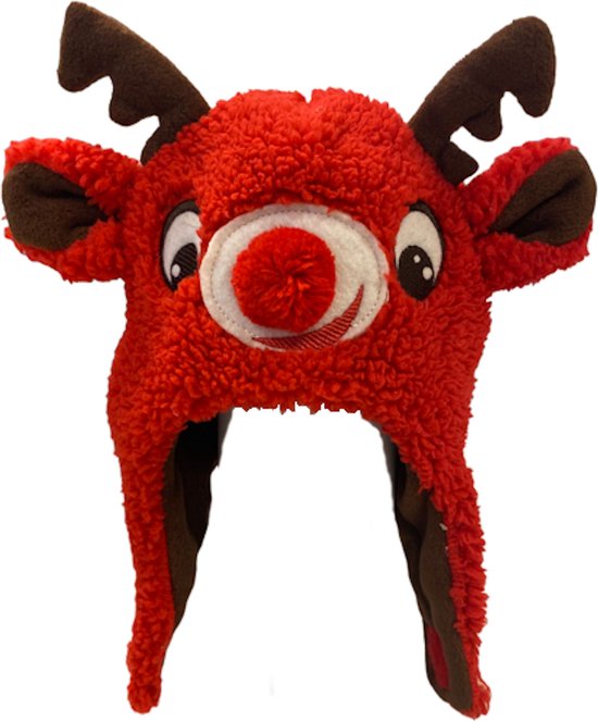 Unisex Pluche Kerst Kerstmuts Xmas Fleece Gewei De... – Vicedeal