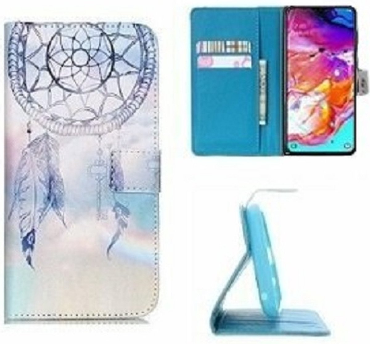 Samsung S20 PLUS Hoesje Met Pasjeshouder Bookcase Rose Goud