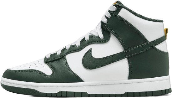 Nike Dunk High Retro Sneakers - Groen/Wit - Maat 42 - Unisex